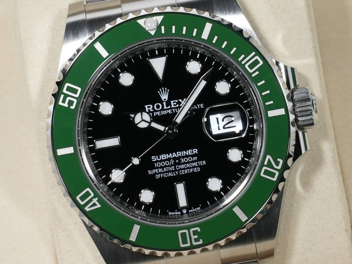 ロレックス サブマリーナー デイト Ref.126610LV ステンレススチール ブラック文字盤 未使用 khwdbsue