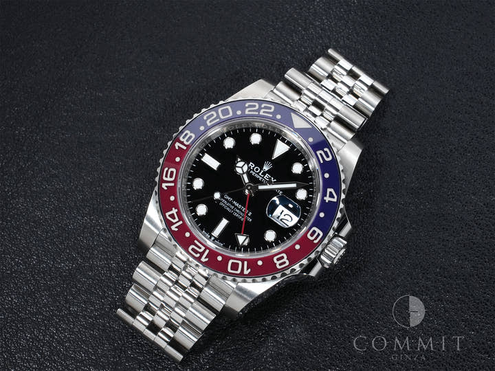 ロレックス GMTマスターII Ref.126710BLRO ステンレススチール ブラック文字盤 ジュビリーブレスレット 美品 s3ypf8a6