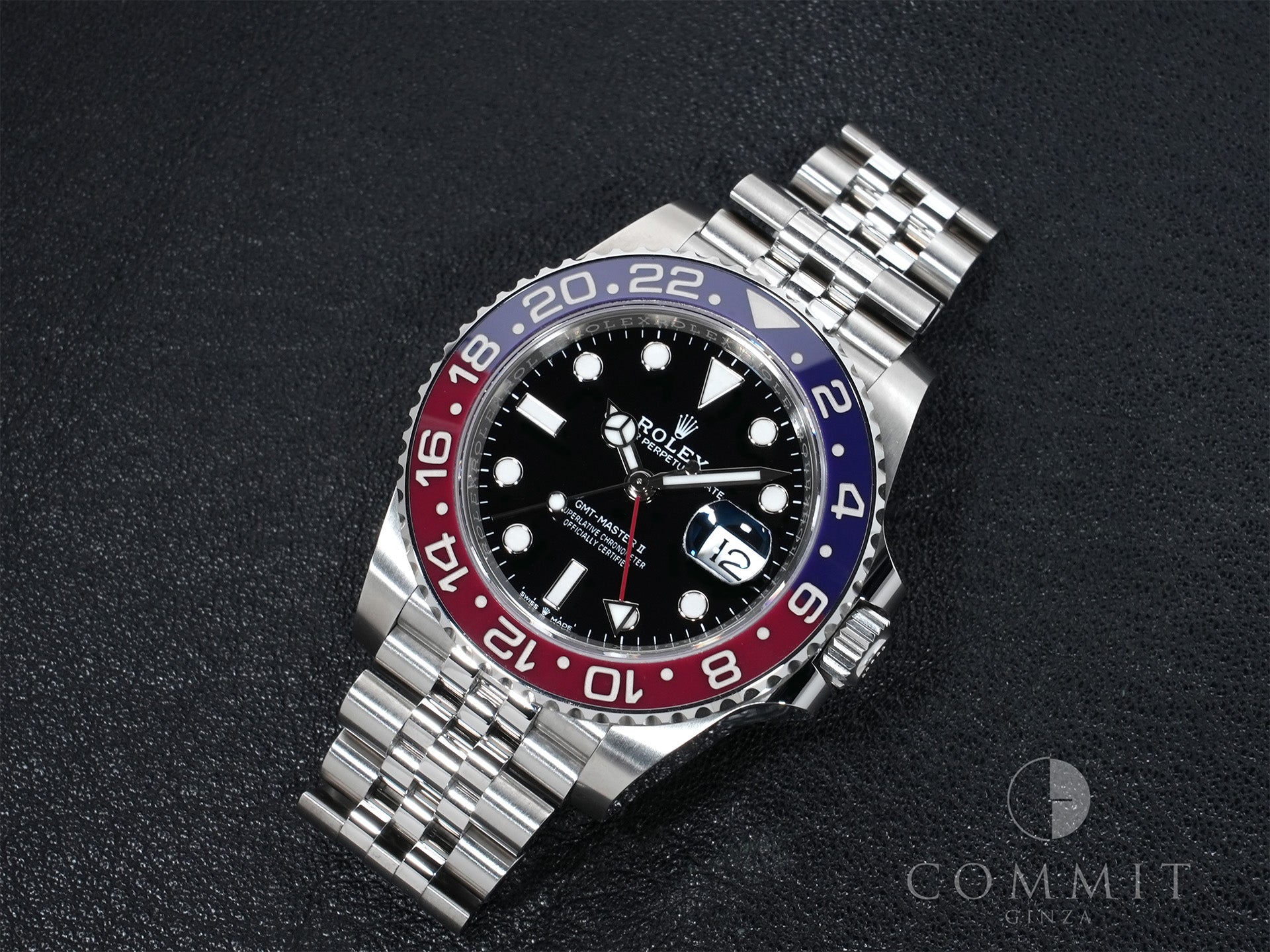 ロレックス GMTマスターII Ref.126710BLRO ステンレススチール ブラック文字盤 ジュビリーブレスレット 美品 s3ypf8a6