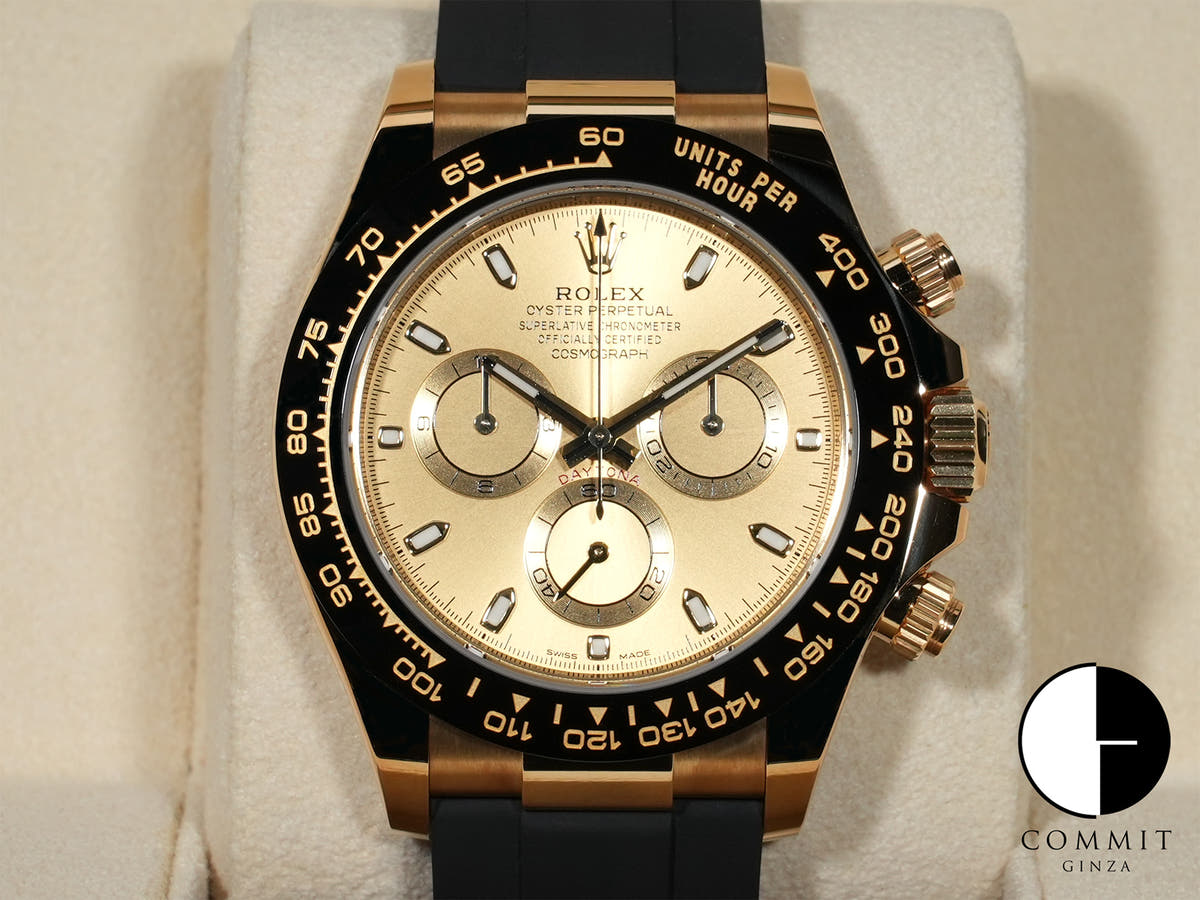 ロレックス デイトナ Ref.116518LN イエローゴールド シャンパン文字盤 中古 3wt4jtq8