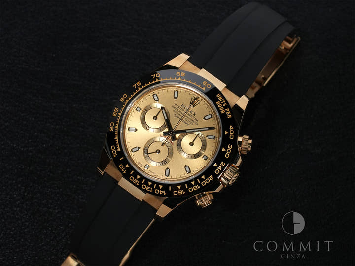 ロレックス デイトナ Ref.116518LN イエローゴールド シャンパン文字盤 中古 3wt4jtq8