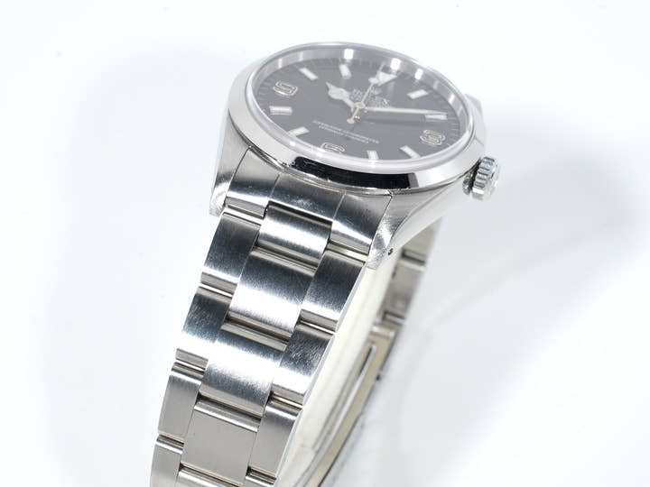 ロレックス エクスプローラーI Ref.14270 ステンレススチール ブラック文字盤 オイスターブレスレット 中古 ji2s2wh2