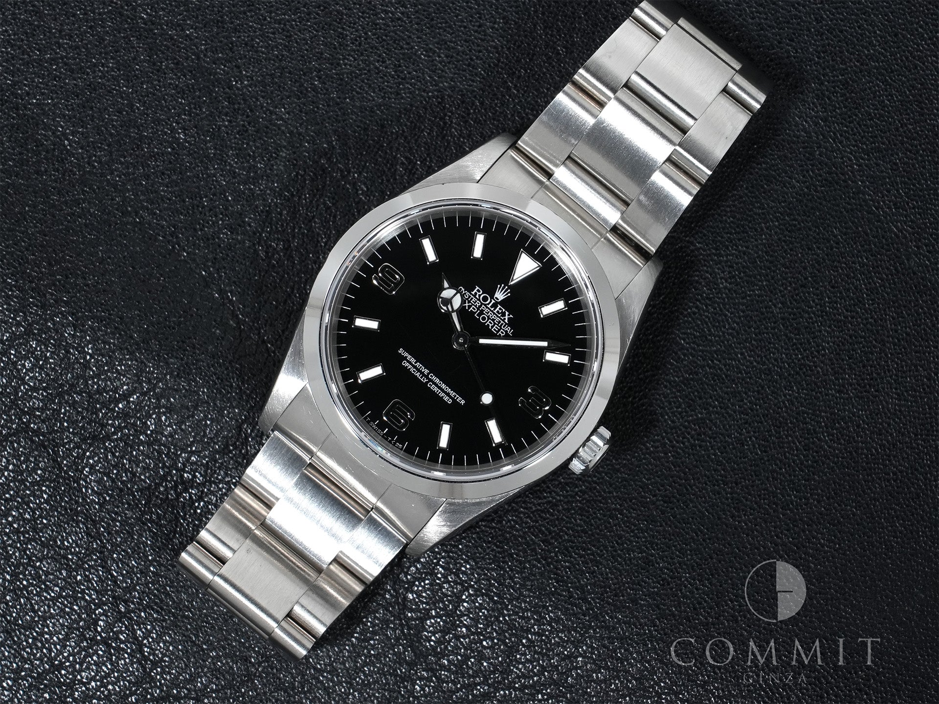 ロレックス エクスプローラーI Ref.14270 ステンレススチール ブラック文字盤 オイスターブレスレット 中古 ji2s2wh2