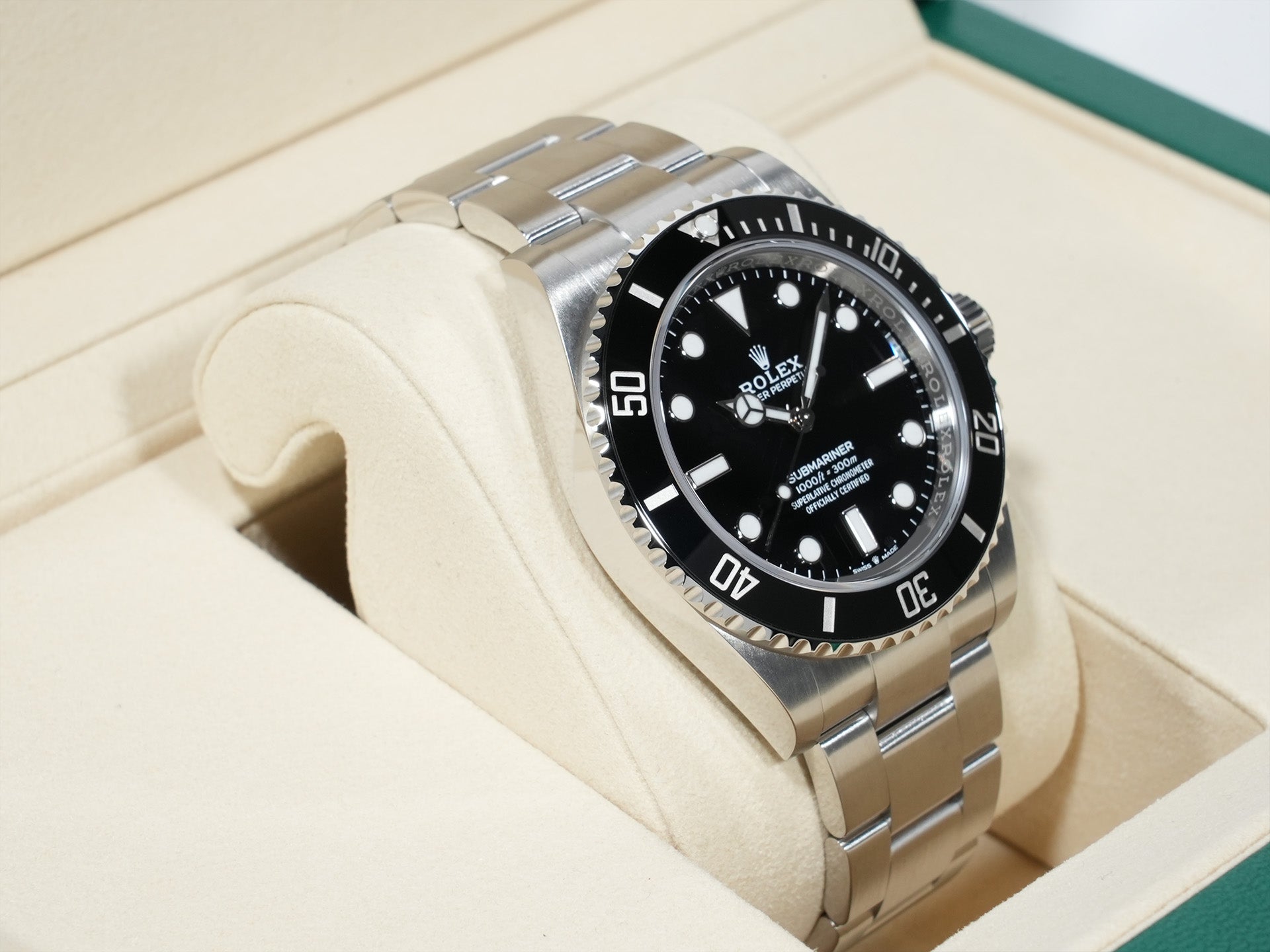 ロレックス サブマリーナー ノンデイト Ref.124060 ステンレススチール ブラック文字盤 未使用 29j4pxs2