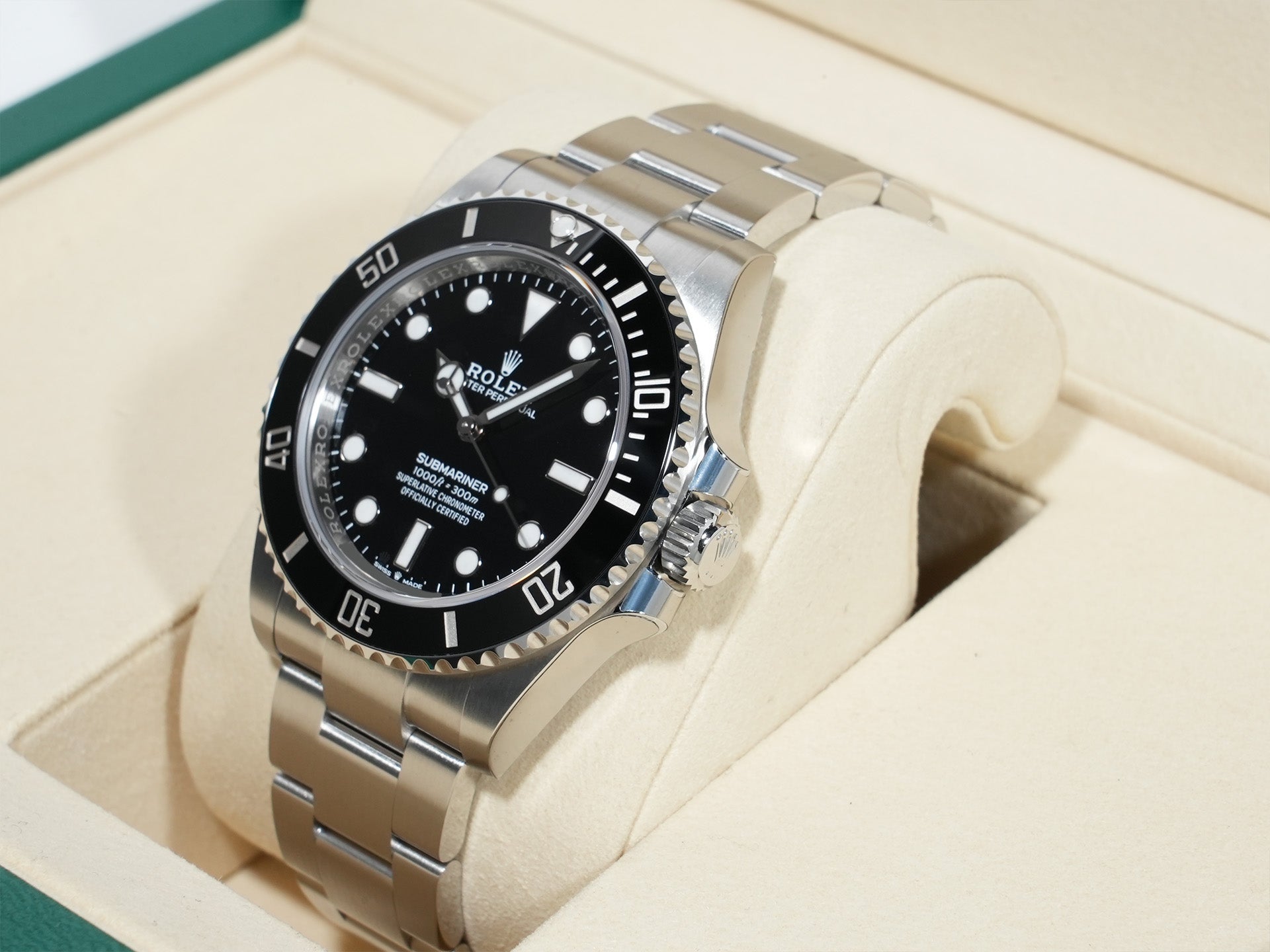 ロレックス サブマリーナー ノンデイト Ref.124060 ステンレススチール ブラック文字盤 未使用 d5foscet