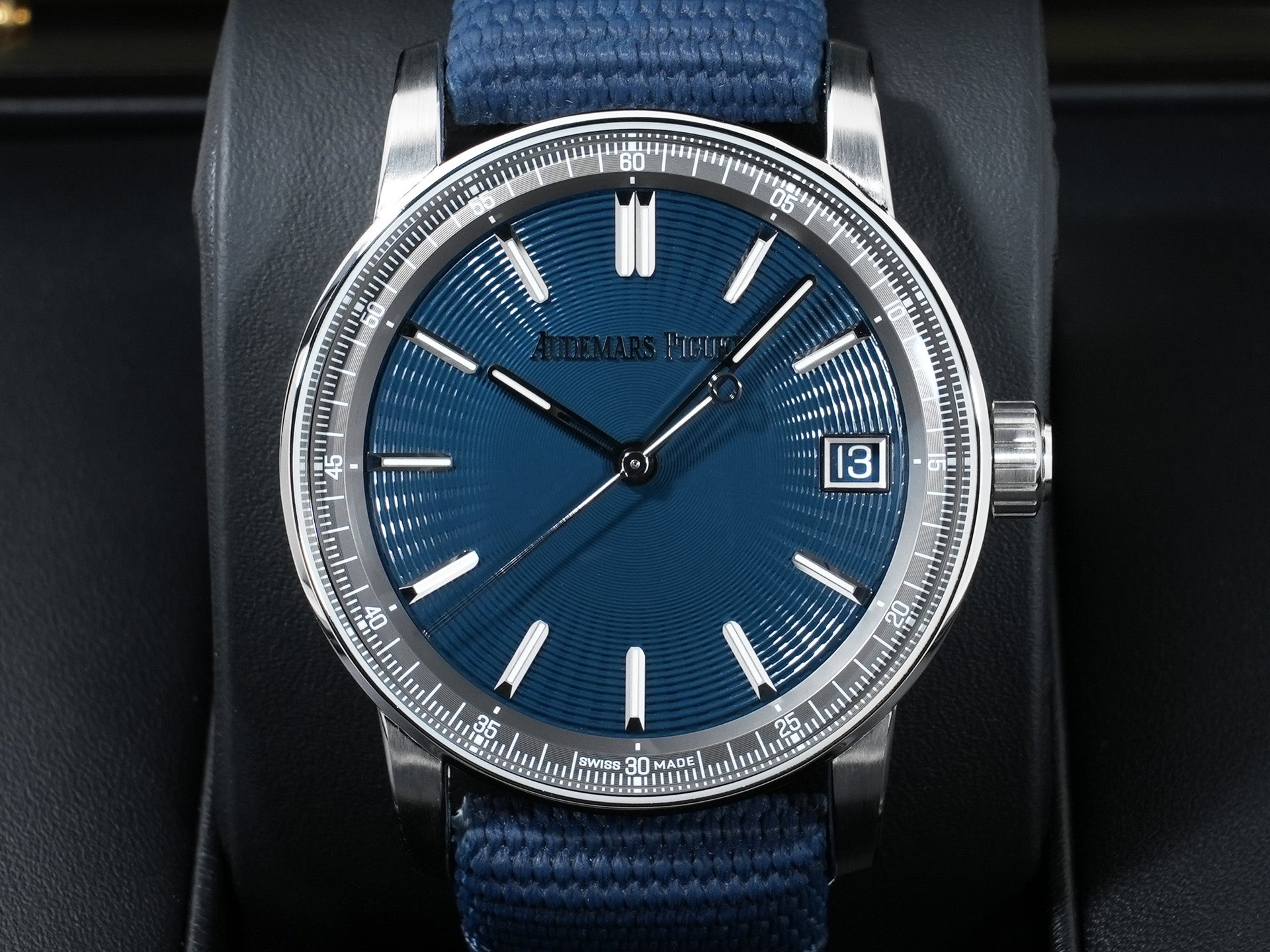 オーデマピゲ CODE 11.59 バイ オーデマ ピゲ Ref.15210ST.OO.A348KB.01 ステンレススチール ナイトブルー文字盤 美品 zdnc5min