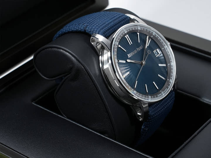 オーデマピゲ CODE 11.59 バイ オーデマ ピゲ Ref.15210ST.OO.A348KB.01 ステンレススチール ナイトブルー文字盤 美品 zdnc5min