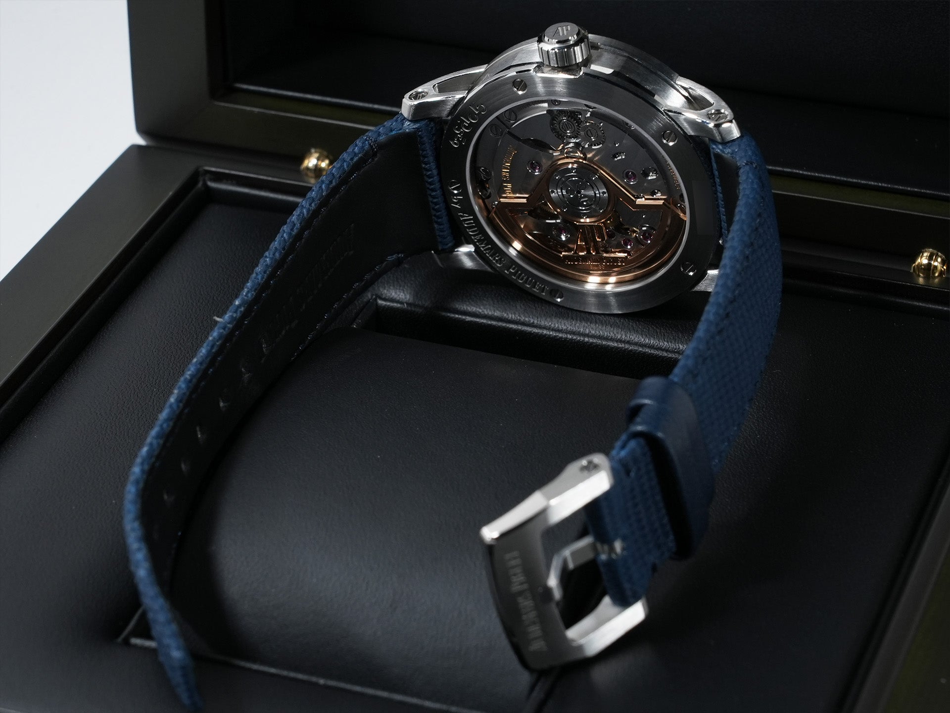 オーデマピゲ CODE 11.59 バイ オーデマ ピゲ Ref.15210ST.OO.A348KB.01 ステンレススチール ナイトブルー文字盤 美品 zdnc5min