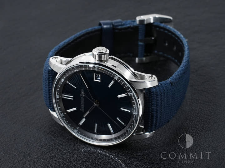 オーデマピゲ CODE 11.59 バイ オーデマ ピゲ Ref.15210ST.OO.A348KB.01 ステンレススチール ナイトブルー文字盤 美品 zdnc5min