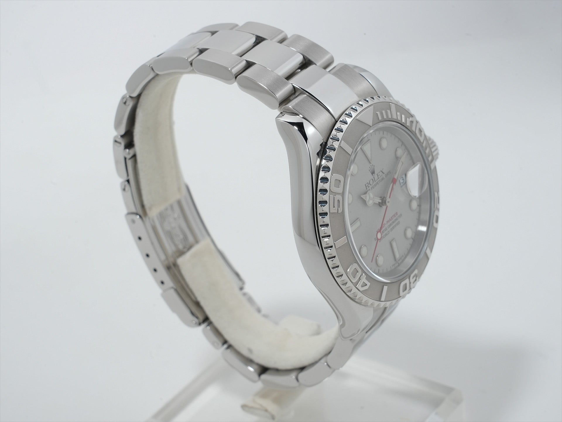 ロレックス ヨットマスター40 Ref.16622 ステンレススチール/プラチナ ロレジウム文字盤 美中古 ppz6di37