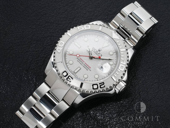 ロレックス ヨットマスター40 Ref.16622 ステンレススチール/プラチナ ロレジウム文字盤 美中古 ppz6di37