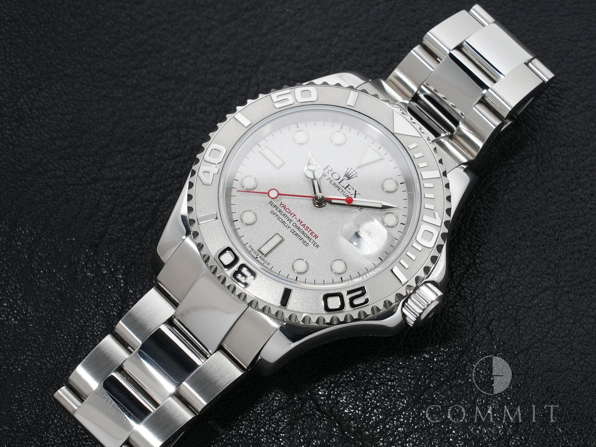 ロレックス ヨットマスター40 Ref.16622 ステンレススチール/プラチナ ロレジウム文字盤 美中古 ppz6di37