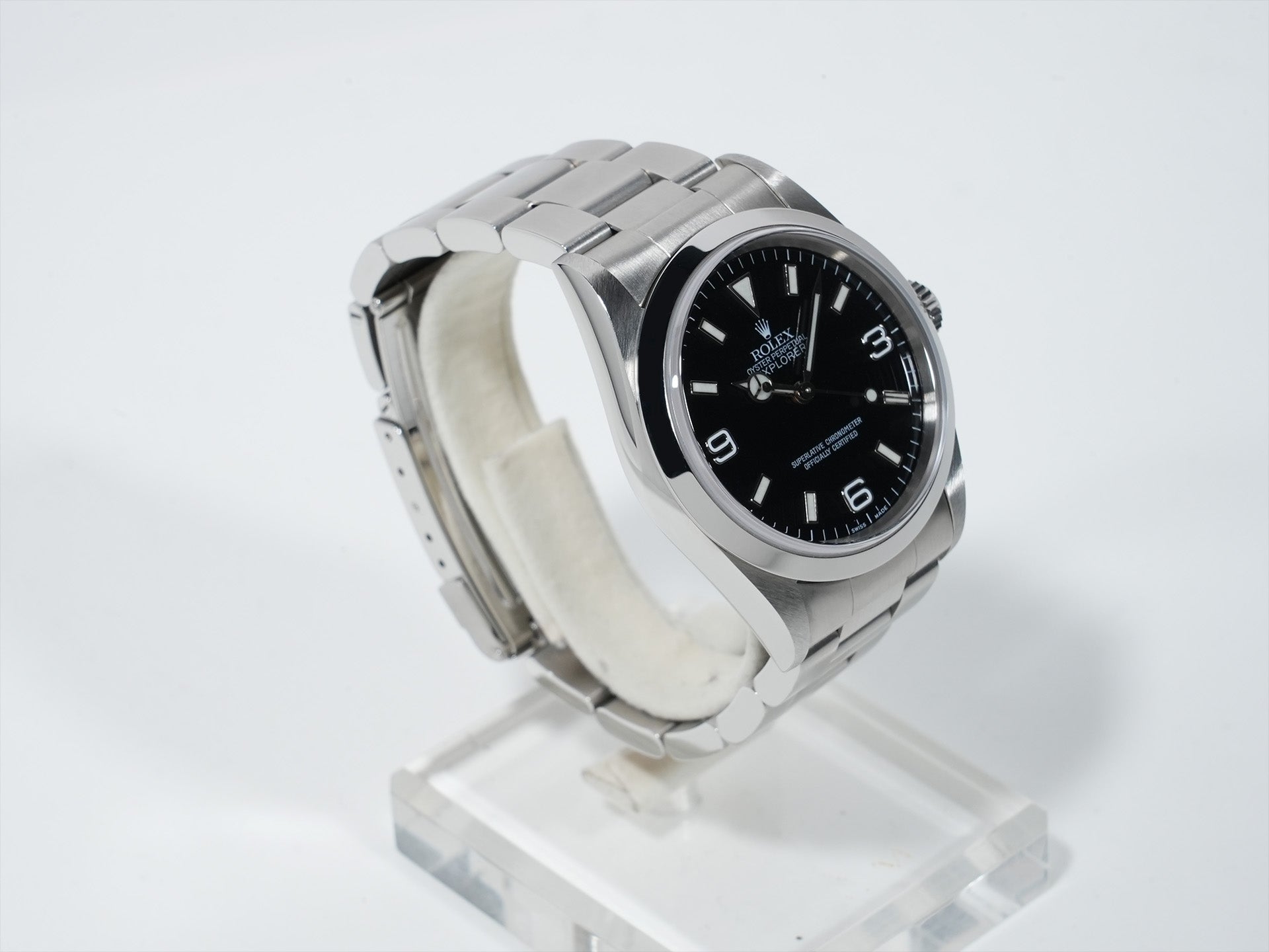 ロレックス エクスプローラーI Ref.14270 ステンレススチール ブラック文字盤 オイスターブレスレット 美中古 9yi6dwqq