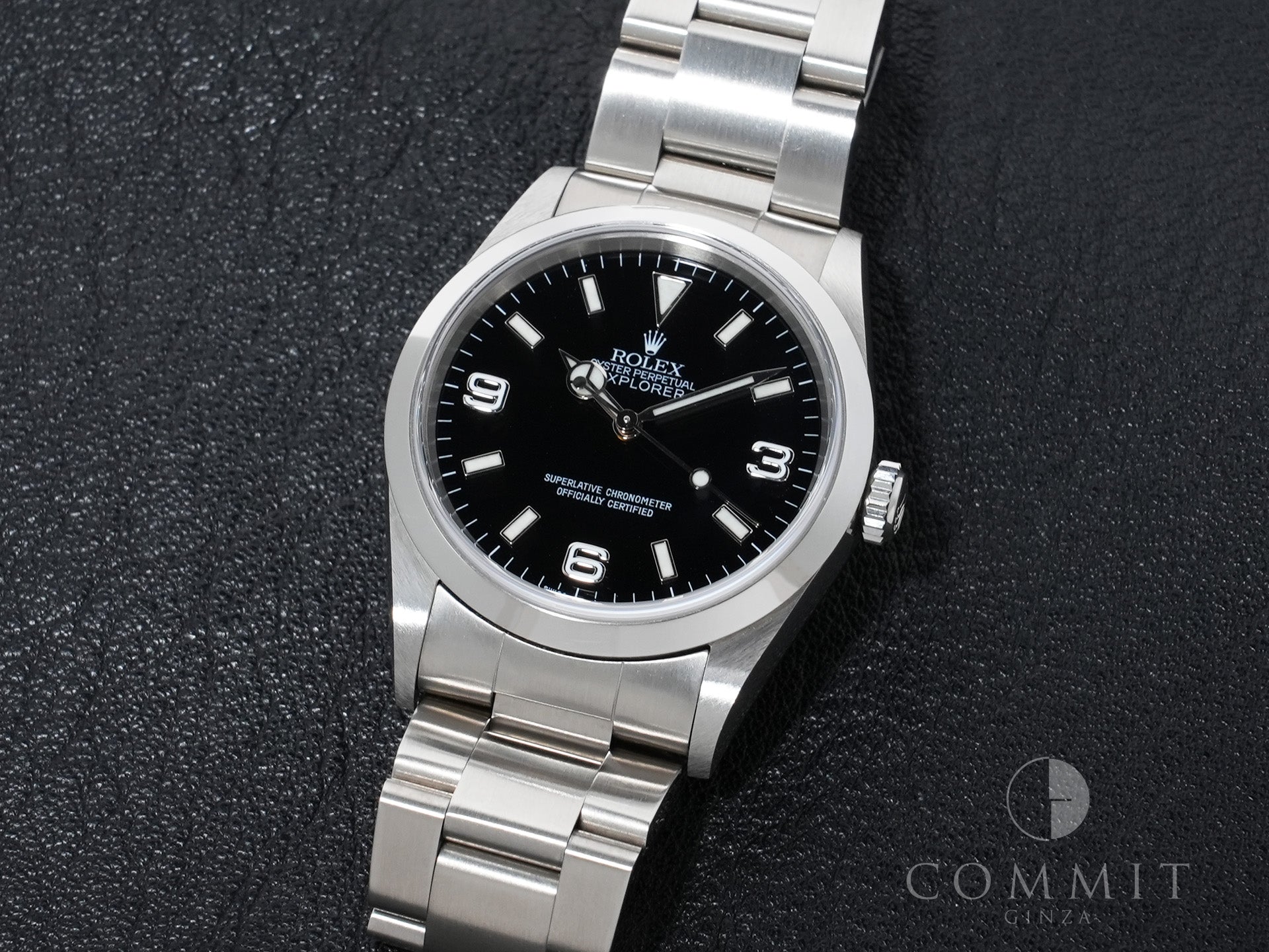 ロレックス エクスプローラーI Ref.14270 ステンレススチール ブラック文字盤 オイスターブレスレット 美中古 9yi6dwqq