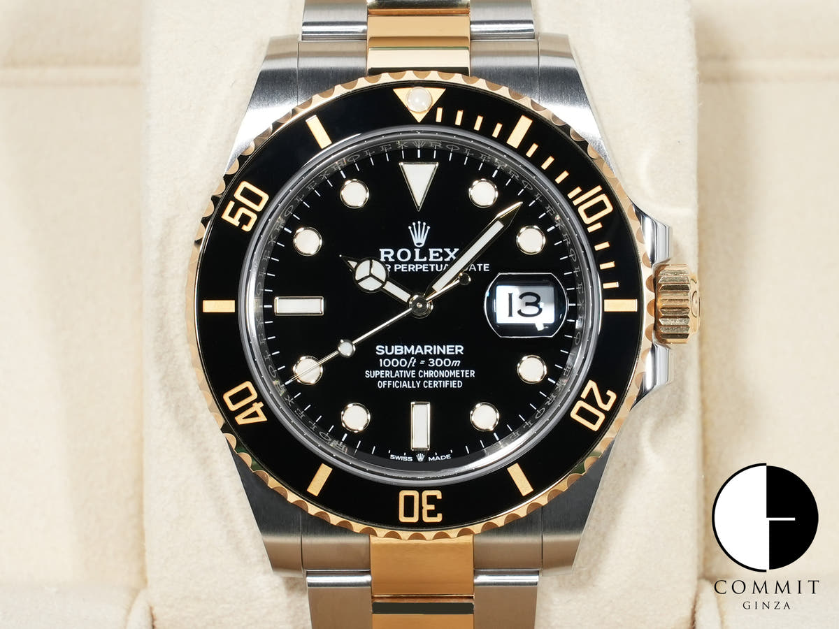 Rolex Submariner Date Ref. 126613LN Stainless Steel/Yellow Gold Black Dial Excellent Condition RC59R7R2