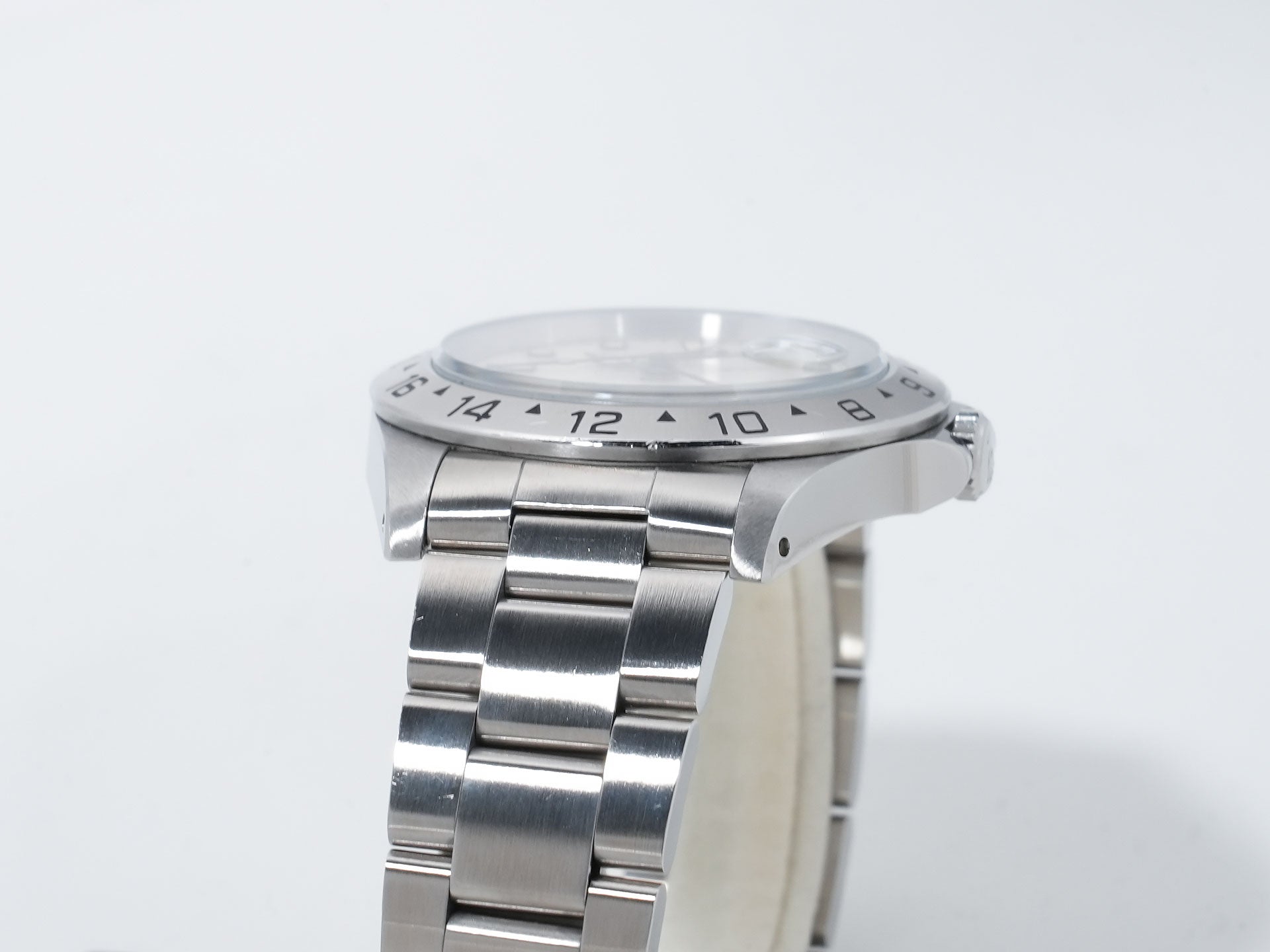 ロレックス エクスプローラーII Ref.16570 ステンレススチール ホワイト文字盤 オイスターブレスレット 中古 6mdyz4wz