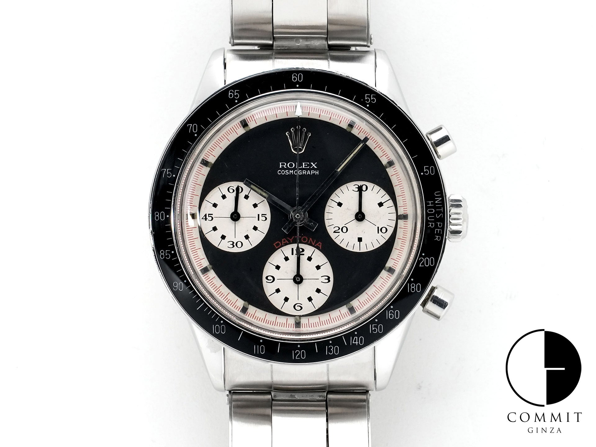 ロレックス デイトナ Ref.6241 ステンレススチール ブラック文字盤 中古 idimeojg