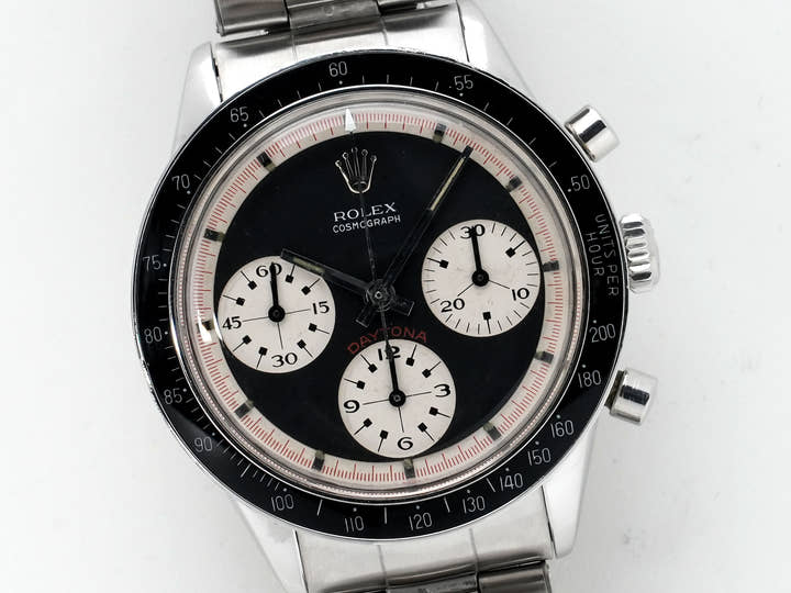 ロレックス デイトナ Ref.6241 ステンレススチール ブラック文字盤 中古 idimeojg
