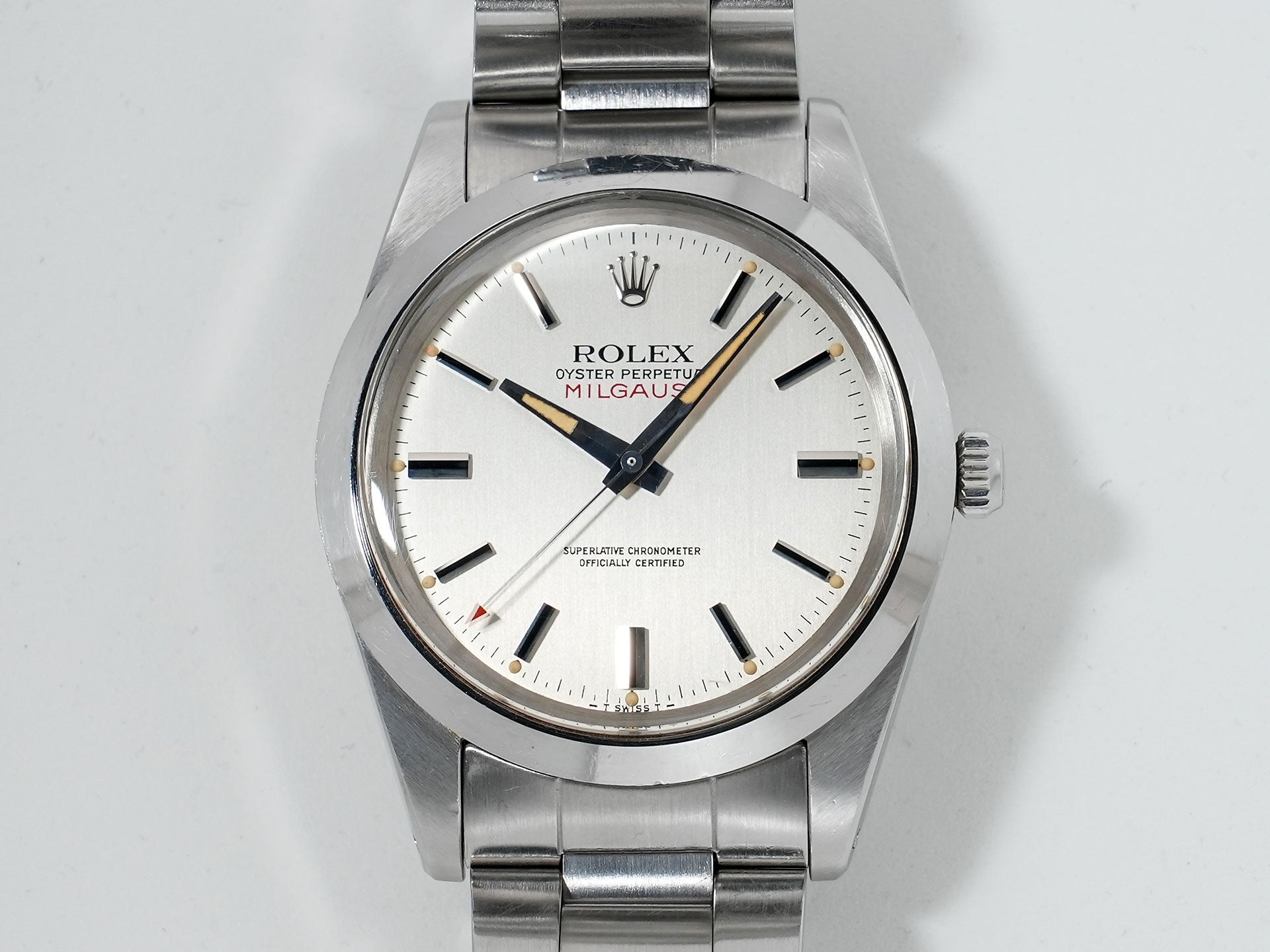 ロレックス ミルガウス Ref.1019 ステンレススチール シルバー文字盤 中古 jvuhhya4