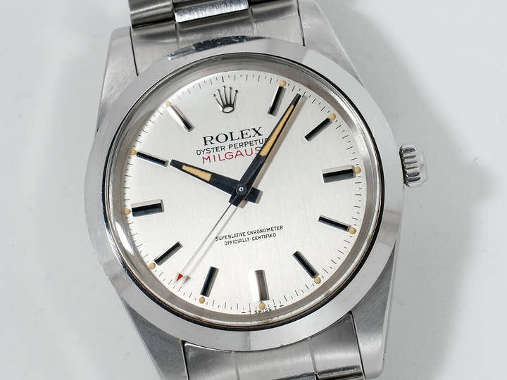 ロレックス ミルガウス Ref.1019 ステンレススチール シルバー文字盤 中古 jvuhhya4