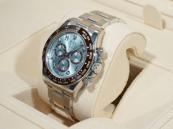 ロレックス デイトナ Ref.126506 プラチナ アイスブルー アラビア文字盤 美品 qcantrbe
