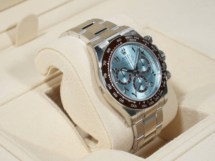 ロレックス デイトナ Ref.126506 プラチナ アイスブルー アラビア文字盤 美品 qcantrbe