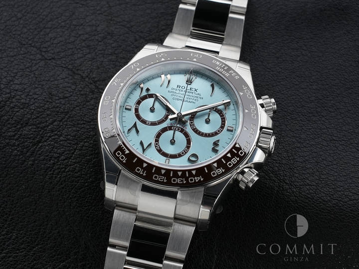 ロレックス デイトナ Ref.126506 プラチナ アイスブルー アラビア文字盤 美品 qcantrbe