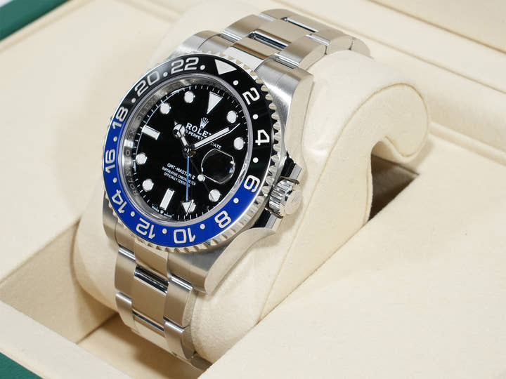 ロレックス GMTマスターII Ref.126710BLNR ステンレススチール ブラック文字盤 オイスターブレスレット 未使用 fgpo3ohg