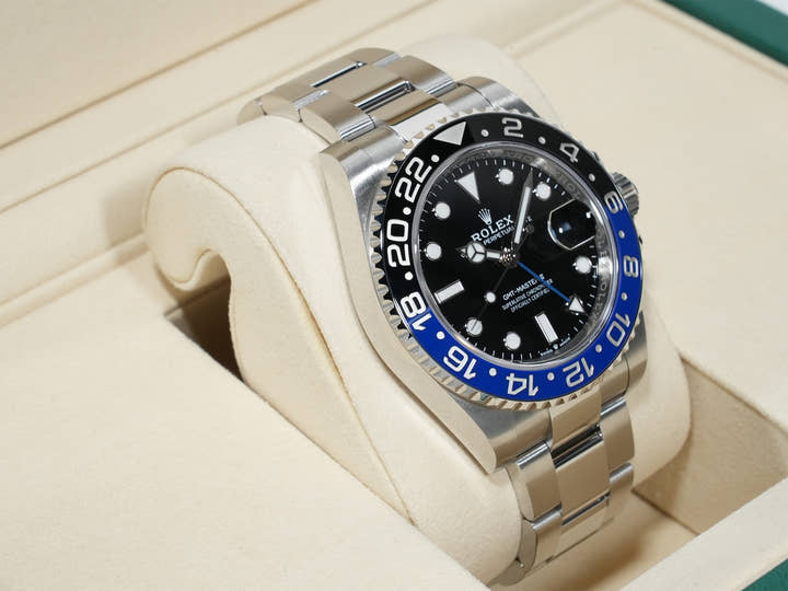 ロレックス GMTマスターII Ref.126710BLNR ステンレススチール ブラック文字盤 オイスターブレスレット 未使用 fgpo3ohg