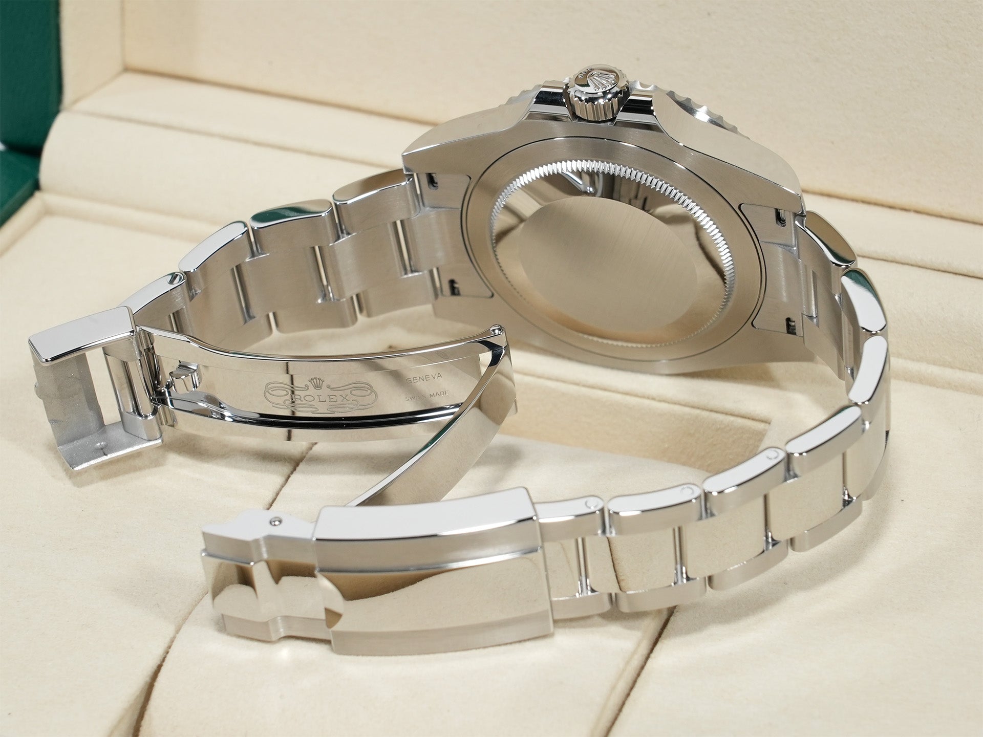 ロレックス GMTマスターII Ref.126710BLNR ステンレススチール ブラック文字盤 オイスターブレスレット 未使用 fgpo3ohg