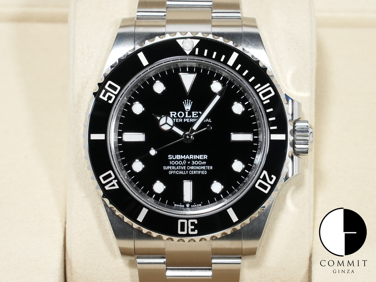 ロレックス サブマリーナー ノンデイト Ref.124060 ステンレススチール ブラック文字盤 未使用 z6963jkn
