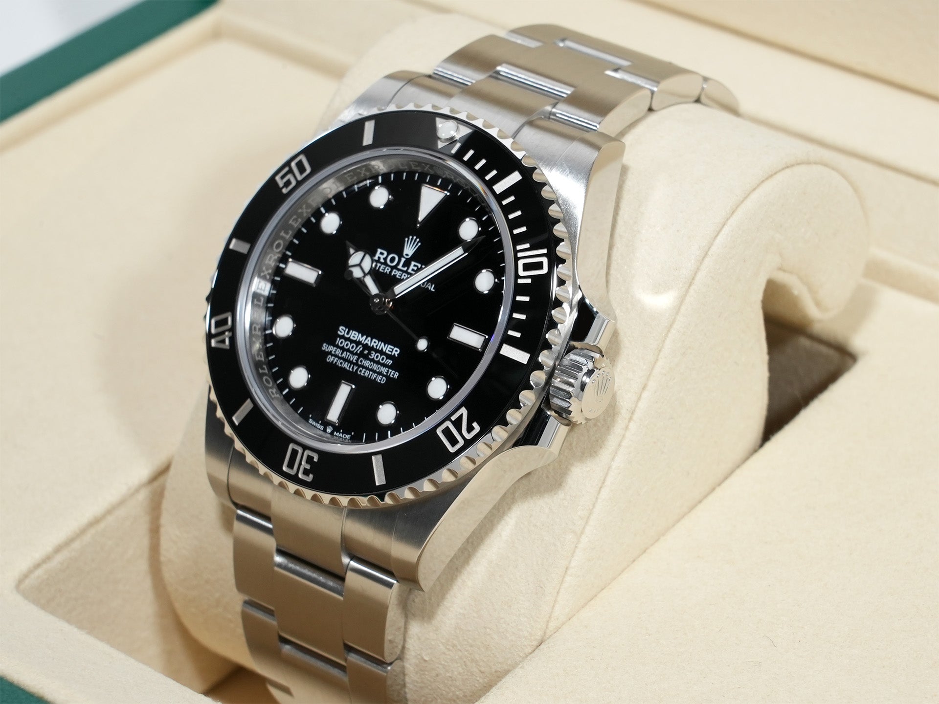 ロレックス サブマリーナー ノンデイト Ref.124060 ステンレススチール ブラック文字盤 未使用 z6963jkn