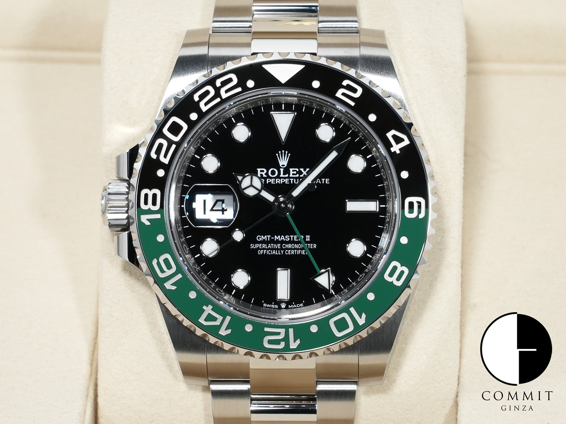 ロレックス GMTマスターII Ref.126720VTNR ステンレススチール ブラック文字盤 オイスターブレスレット 未使用 edihiz3s