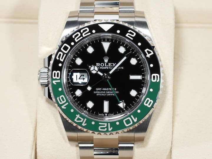 ロレックス GMTマスターII Ref.126720VTNR ステンレススチール ブラック文字盤 オイスターブレスレット 未使用 edihiz3s