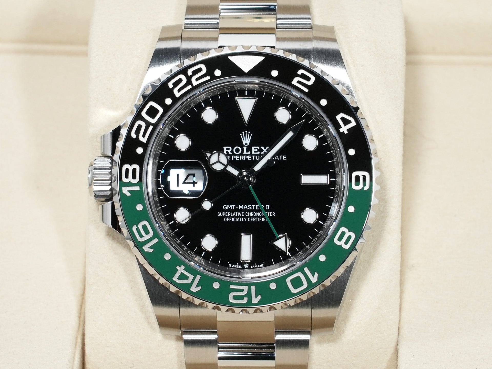 ロレックス GMTマスターII Ref.126720VTNR ステンレススチール ブラック文字盤 オイスターブレスレット 未使用 edihiz3s