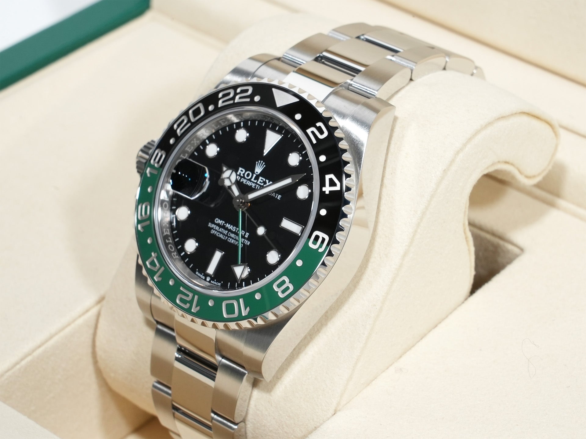 ロレックス GMTマスターII Ref.126720VTNR ステンレススチール ブラック文字盤 オイスターブレスレット 未使用 edihiz3s