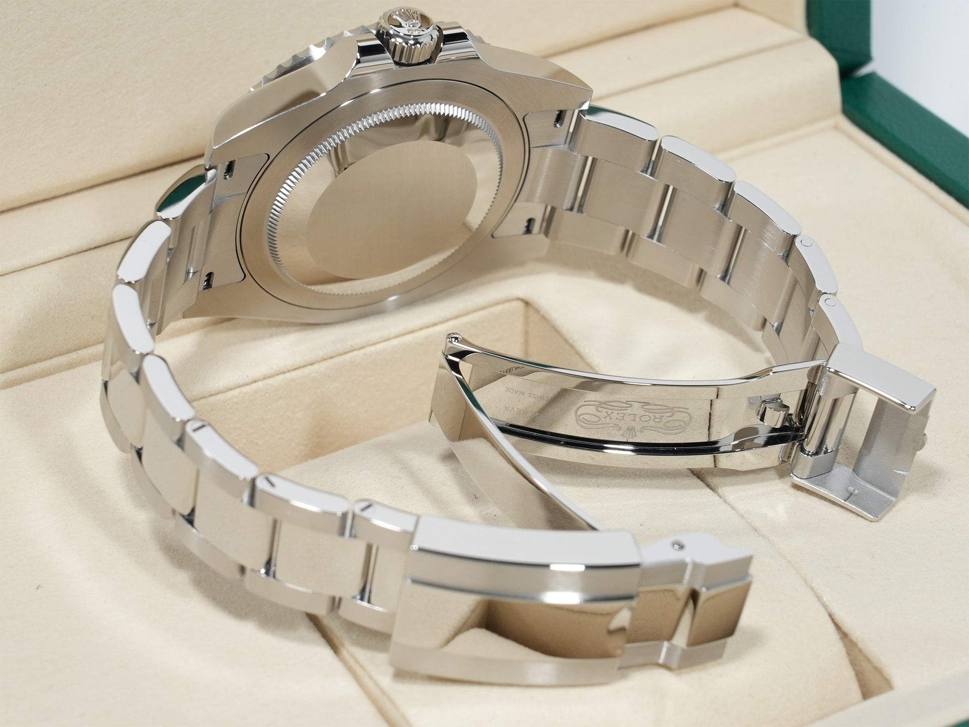 ロレックス GMTマスターII Ref.126720VTNR ステンレススチール ブラック文字盤 オイスターブレスレット 未使用 edihiz3s