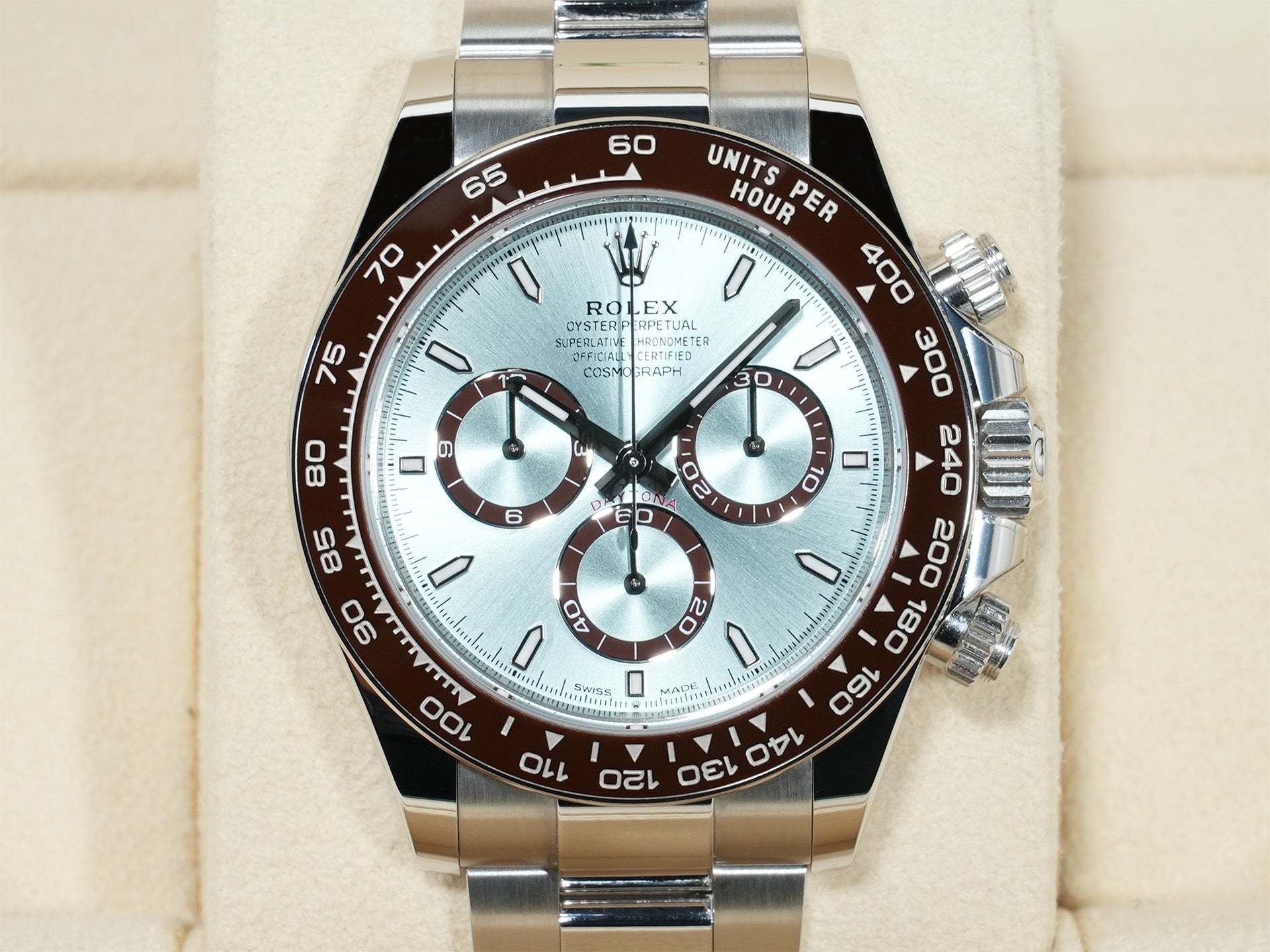 ロレックス デイトナ Ref.126506 プラチナ アイスブルー文字盤 未使用 44reyffs
