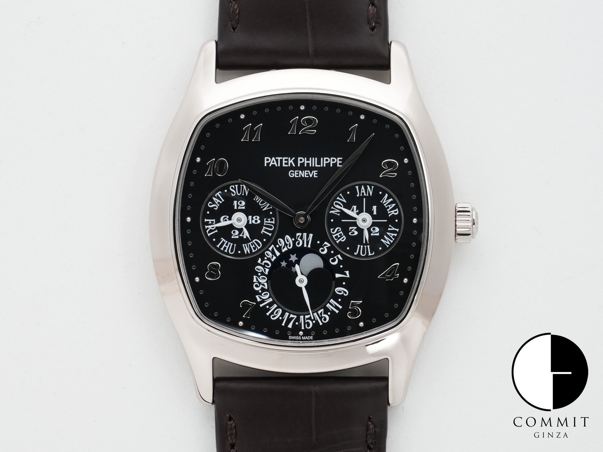 パテックフィリップ パーペチュアルカレンダー Ref.5940G-010 ホワイトゴールド ブラック文字盤 美品 32798o9y