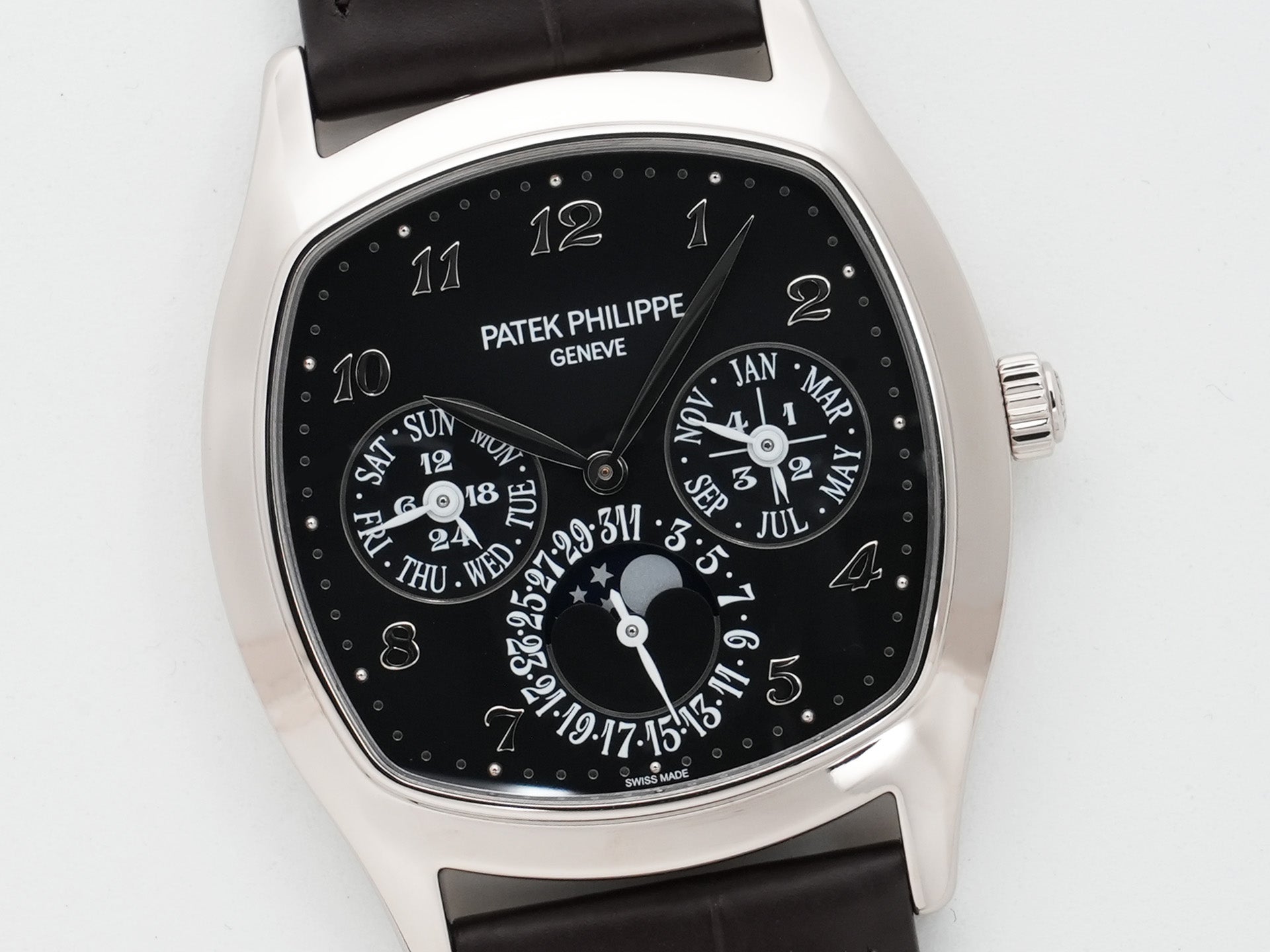 パテックフィリップ パーペチュアルカレンダー Ref.5940G-010 ホワイトゴールド ブラック文字盤 美品 32798o9y