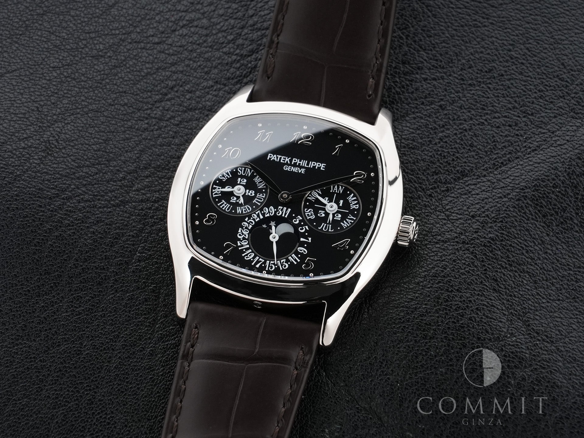 パテックフィリップ パーペチュアルカレンダー Ref.5940G-010 ホワイトゴールド ブラック文字盤 美品 32798o9y