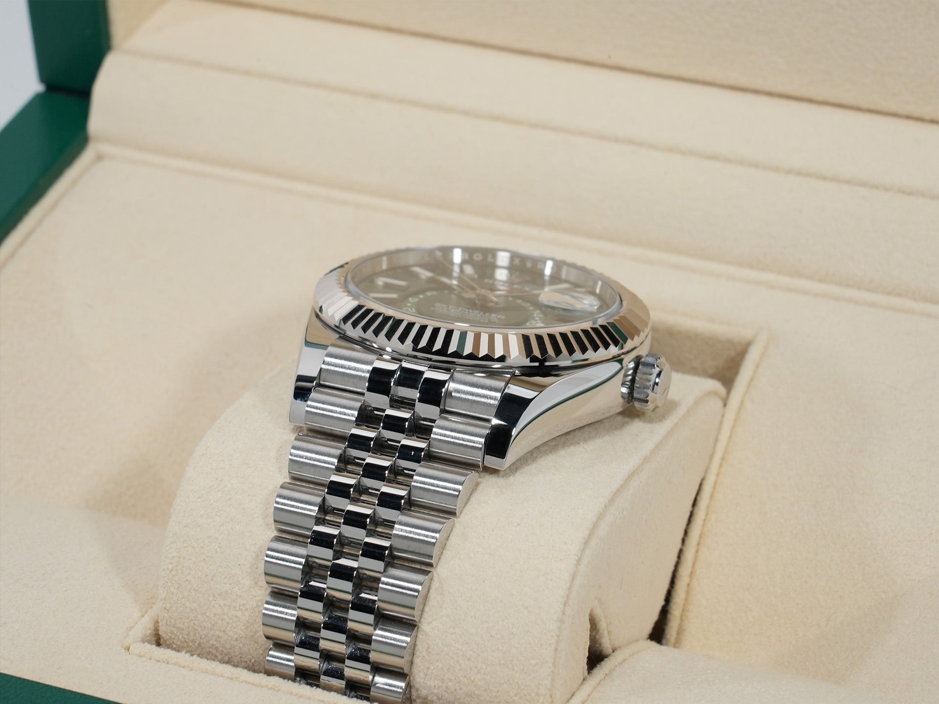 ロレックス スカイドゥエラー Ref.336934 ステンレススチール/ホワイトゴールド ミントグリーン文字盤 ジュビリーブレスレット 美中古 rdjt62zp