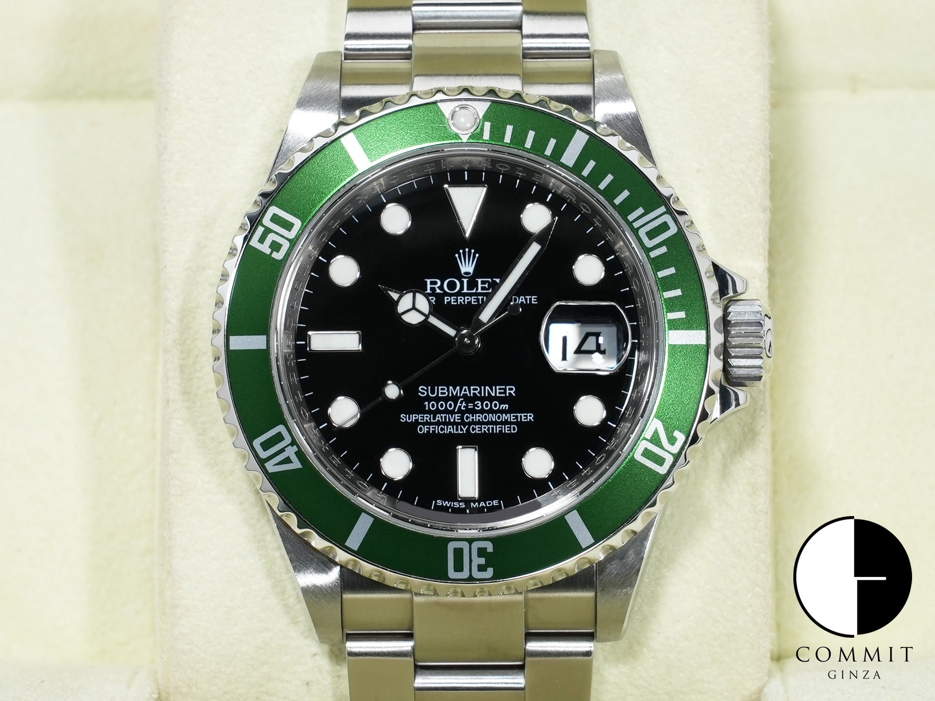 ロレックス サブマリーナー デイト Ref.16610LV ステンレススチール ブラック文字盤 美中古 76d7ruys