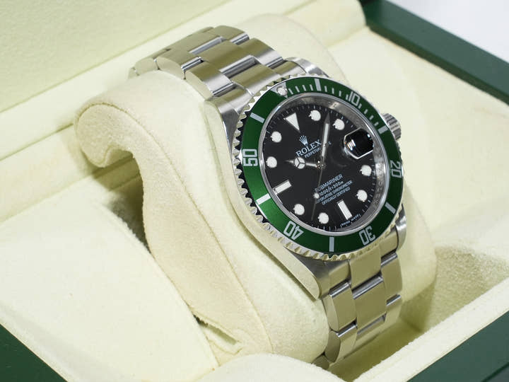 ロレックス サブマリーナー デイト Ref.16610LV ステンレススチール ブラック文字盤 美中古 76d7ruys