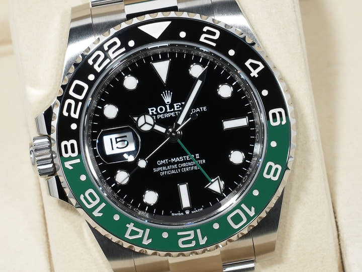 ロレックス GMTマスターII Ref.126720VTNR ステンレススチール ブラック文字盤 オイスターブレスレット 未使用 8a45ur38