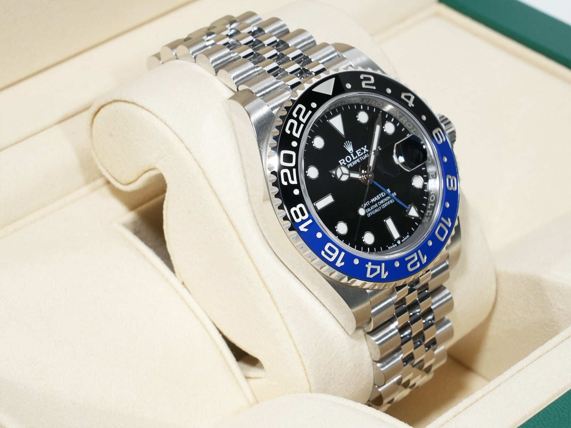 ロレックス GMTマスターII Ref.126710BLNR ステンレススチール ブラック文字盤 ジュビリーブレスレット 未使用 z77dbg97