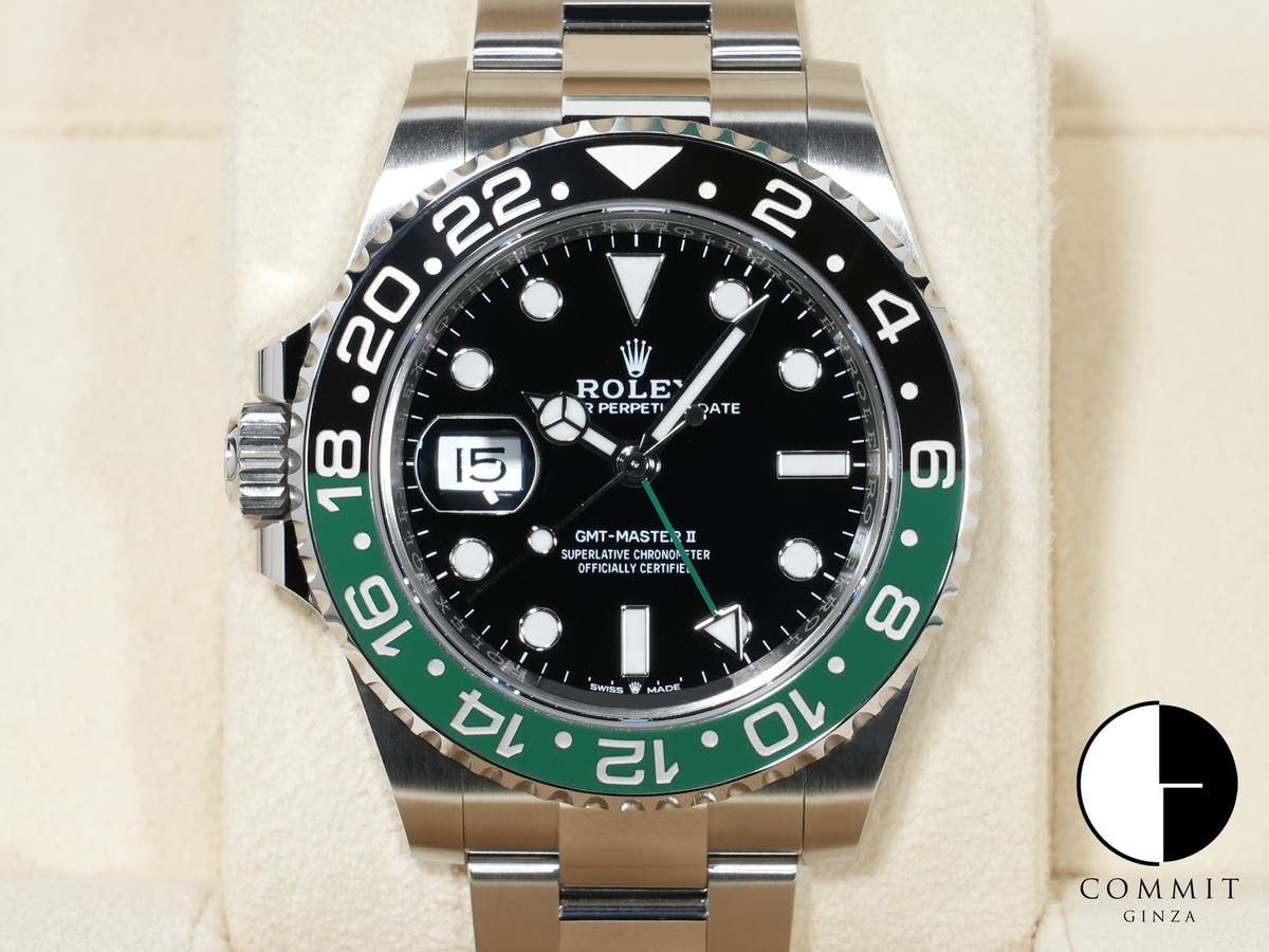 ロレックス GMTマスターII Ref.126720VTNR ステンレススチール ブラック文字盤 オイスターブレスレット 未使用 bihr79tg