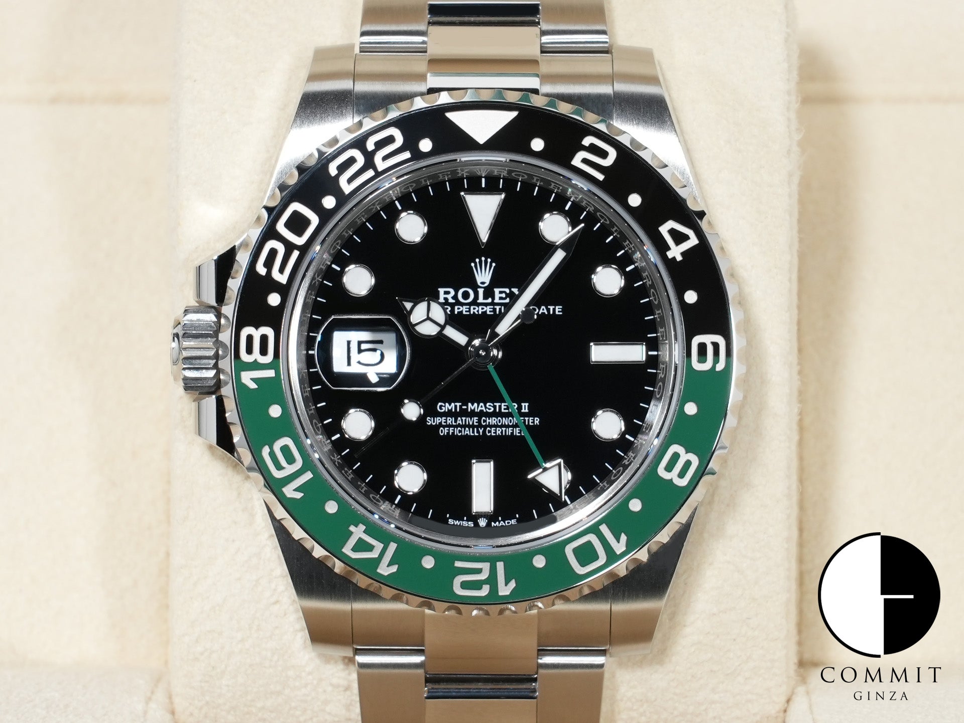 ロレックス GMTマスターII Ref.126720VTNR ステンレススチール ブラック文字盤 オイスターブレスレット 未使用 bihr79tg