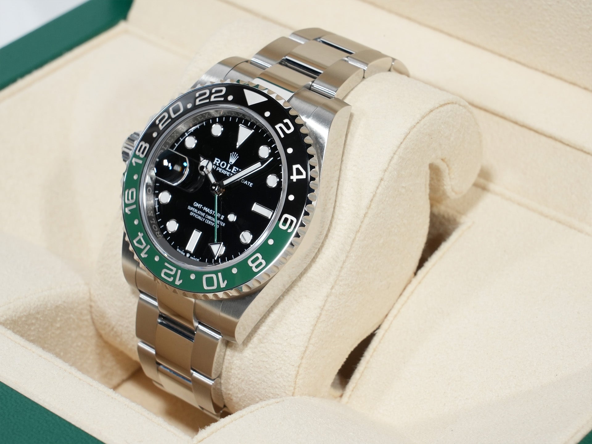 ロレックス GMTマスターII Ref.126720VTNR ステンレススチール ブラック文字盤 オイスターブレスレット 未使用 bihr79tg