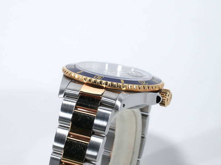ロレックス サブマリーナー デイト Ref.16613 ステンレススチール/イエローゴールド ブルー文字盤 中古 oq2ssh44